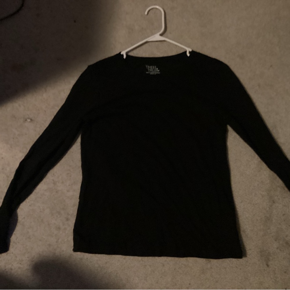 Black Long Sleeve Top